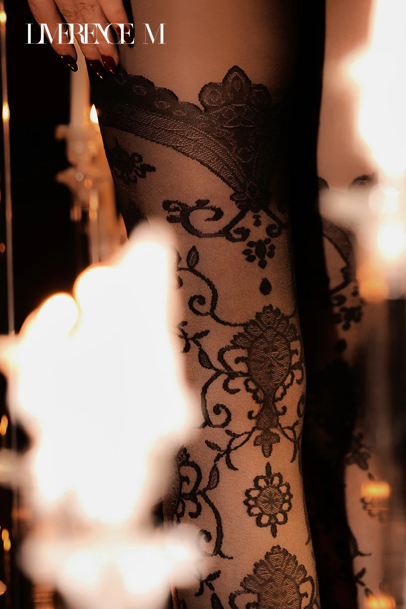 「BAROQUE T-BAND & CROTCHLESS TIGHTS / 巴洛克-T裆&开裆 连裤袜」 - Image 15