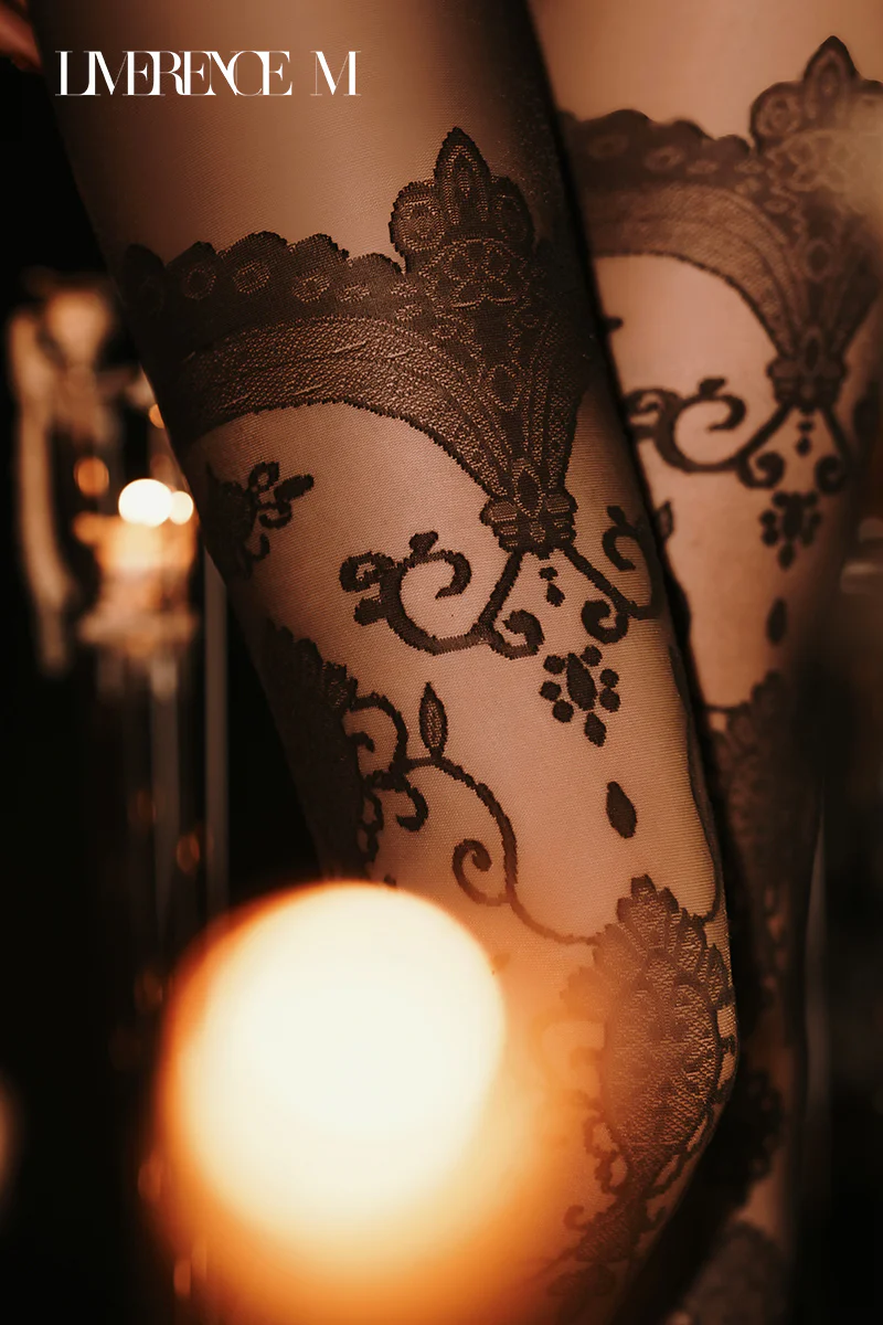 「BAROQUE T-BAND & CROTCHLESS TIGHTS / 巴洛克-T裆&开裆 连裤袜」 - Image 16