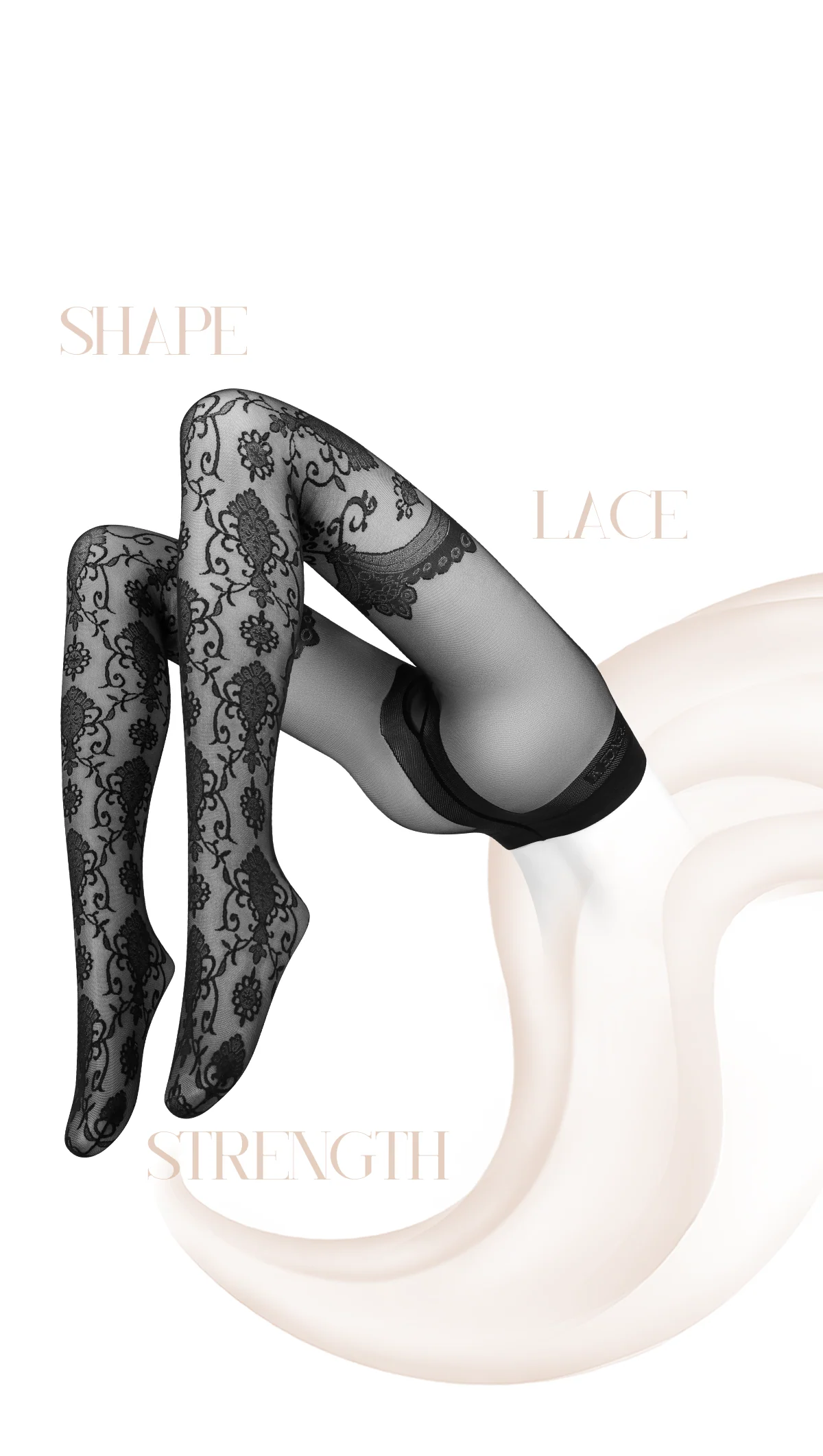 「BAROQUE T-BAND & CROTCHLESS TIGHTS / 巴洛克-T裆&开裆 连裤袜」 - Image 21
