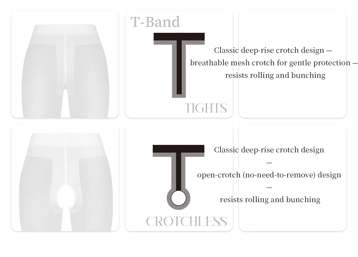 「BAROQUE T-BAND & CROTCHLESS TIGHTS / 巴洛克-T裆&开裆 连裤袜」 - Image 22