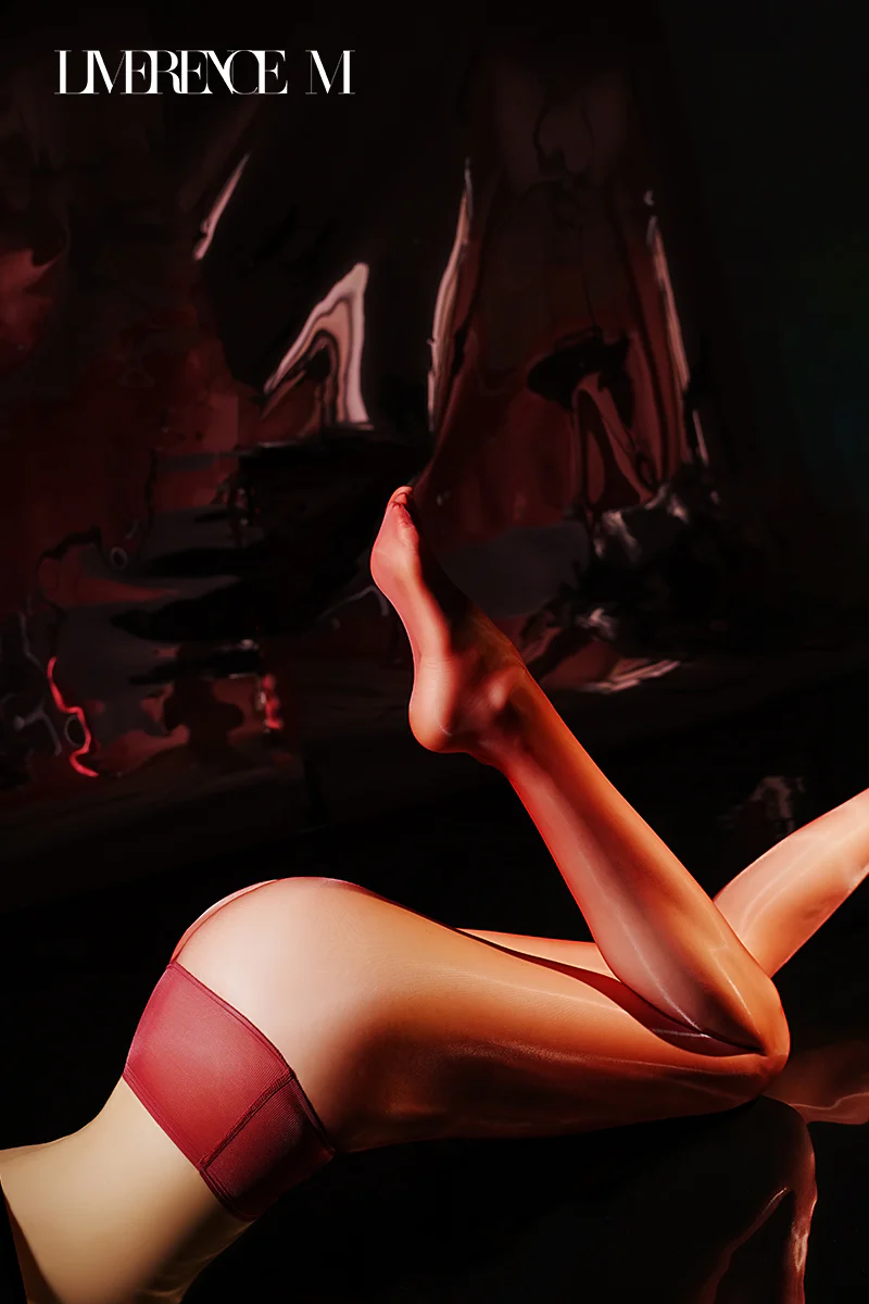 「AURORA CHERRY JELLY TIGHTS / 车厘子果冻无缝开裆连裤袜」 - Image 2