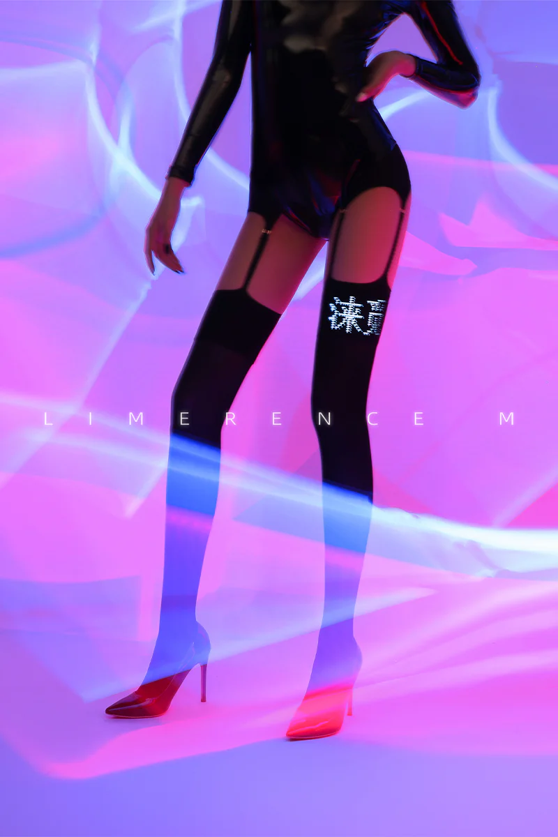 「CYBERPUNK 2.0 SUSPENDER STOCKINGS / 赛博朋克2.0」 - Image 5