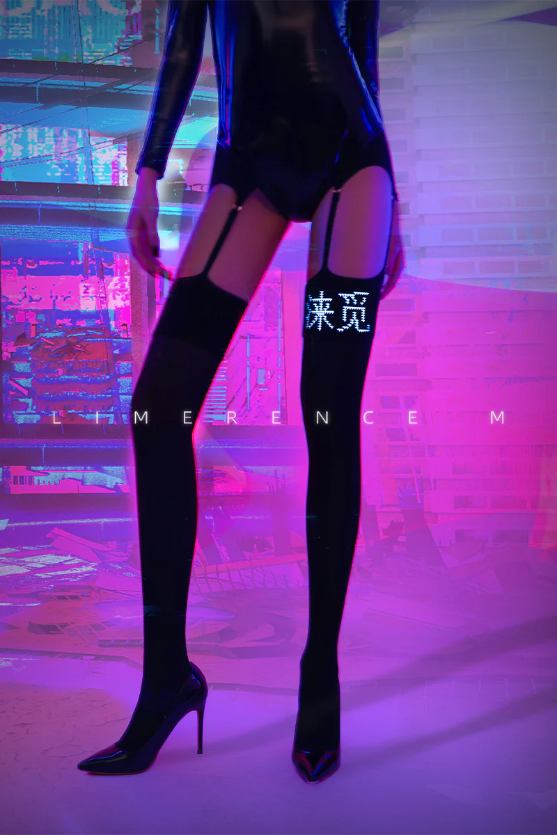 「CYBERPUNK 2.0 SUSPENDER STOCKINGS / 赛博朋克2.0」 - Image 9