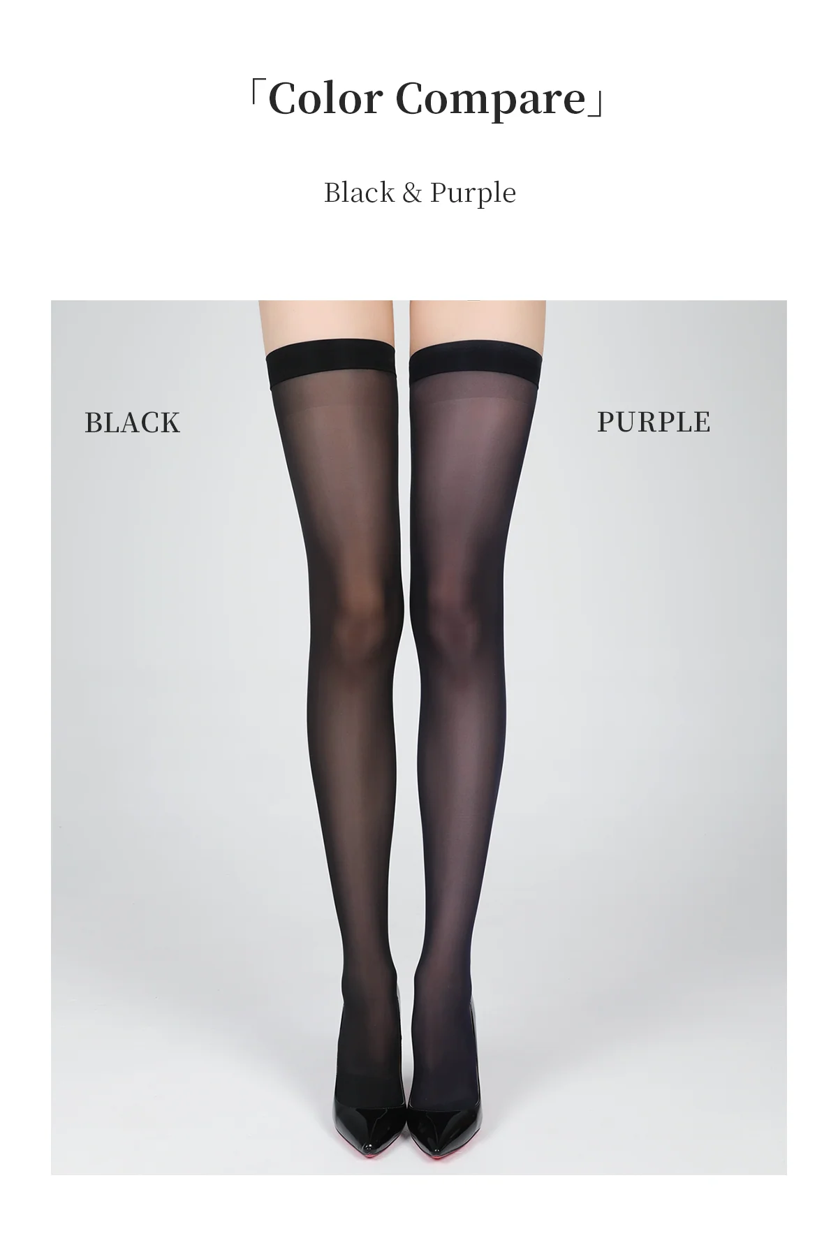 「DARK SILVER & NIGHT STOCKINGS / 暗金暗夜筒袜」 - Image 13