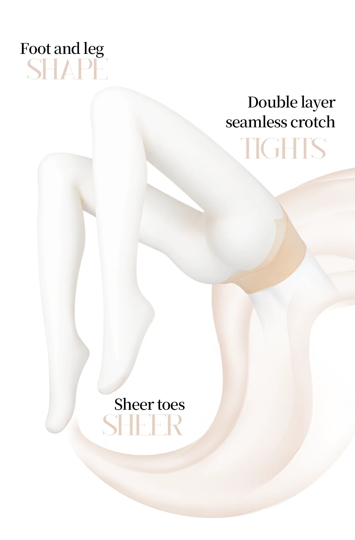 「INVISIBLE VEILS TIGHTS / 1D隐形体香无缝裆」 - Image 15