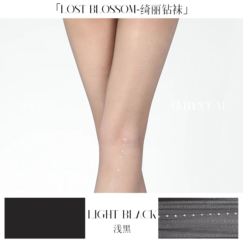 「LOST BLOSSOM DIMON BACK SEAM TIGHTS / 1D绮丽体香袜-竖钻款」 - Image 15