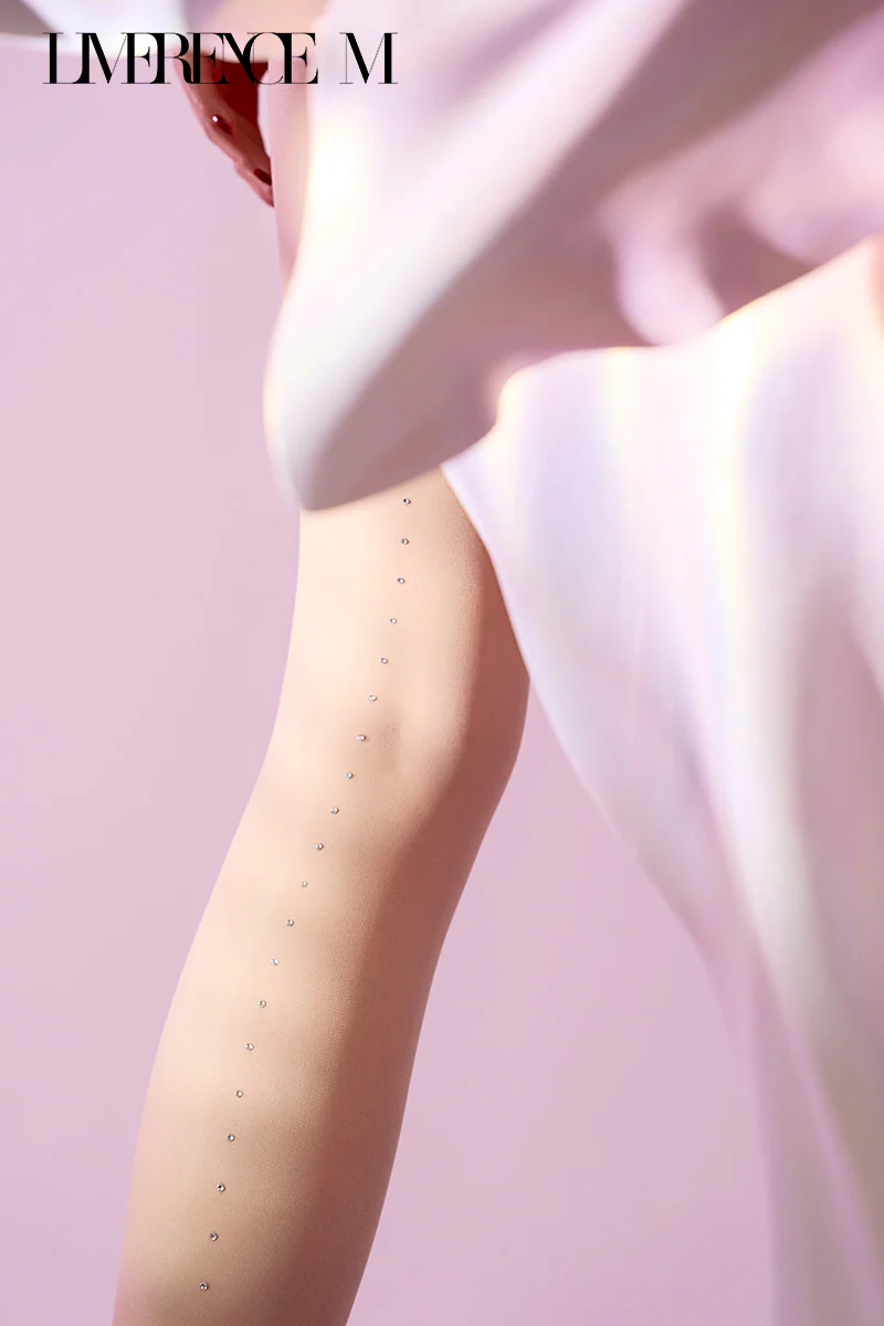 「LOST BLOSSOM DIMON BACK SEAM TIGHTS / 1D绮丽体香袜-竖钻款」 - Image 4