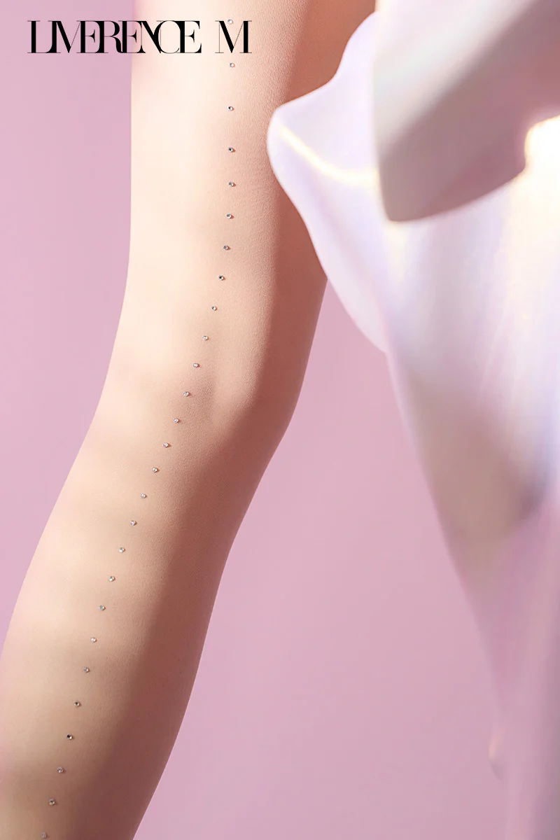 「LOST BLOSSOM DIMON BACK SEAM TIGHTS / 1D绮丽体香袜-竖钻款」 - Image 5