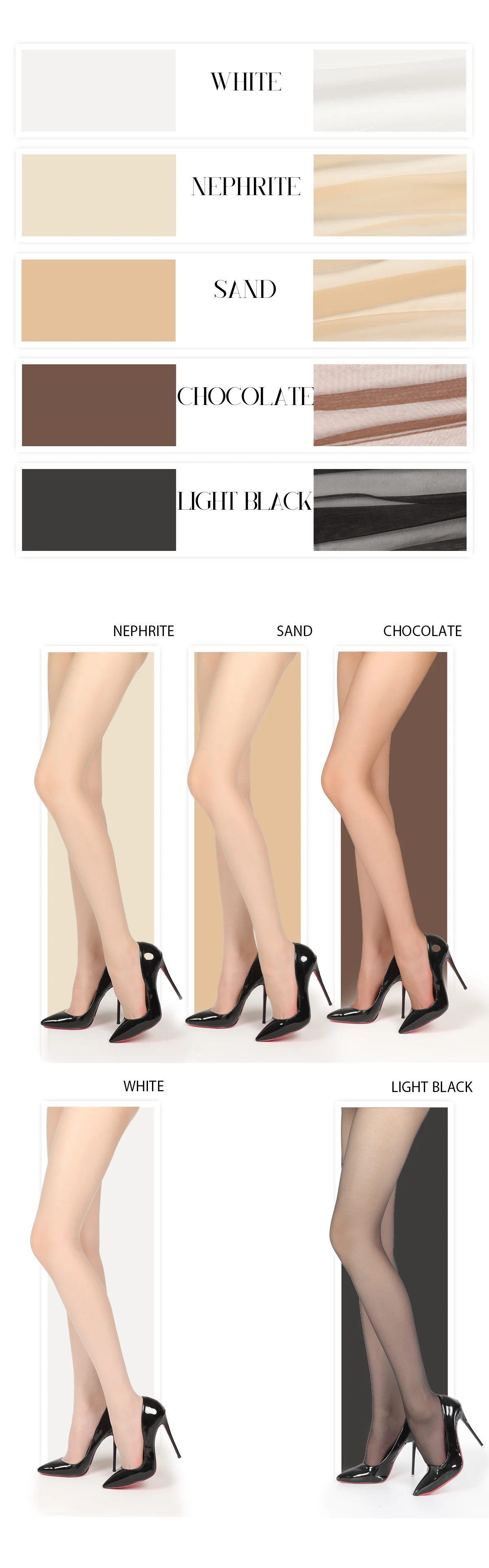 「MELT MESH-SEAMLESS TIGHTS / 融化 网纱无缝裆」 - Image 19