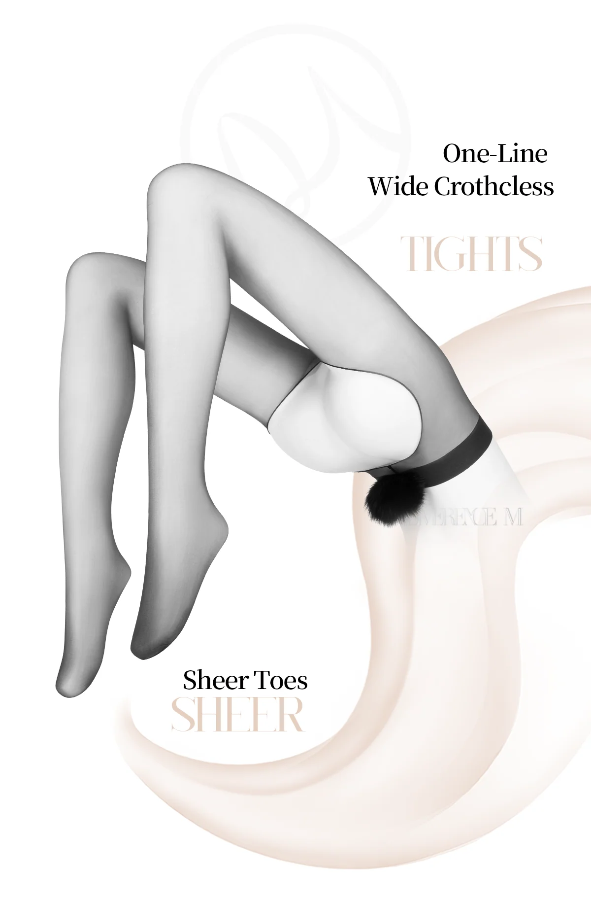 「AURORA SWEETIE JELLY TIGHTS / 果冻甜心大开口连裤袜」 - Image 15